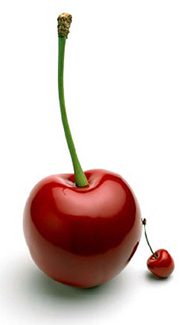 chaussure cerise